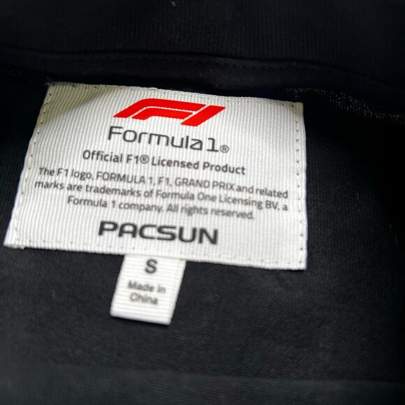 Vintage look Formula 1 PacSun T-Shirt Black Men’s Small New / Y2K / Race / - Picture 3 of 10